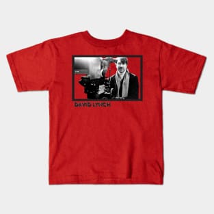 David Lynch behind the camera, circa 1980 Kids T-Shirt